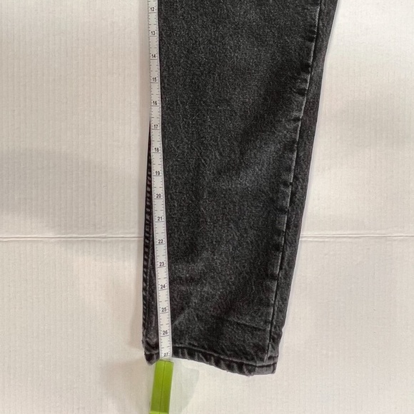 Zara Stone Wash Classic Mom Fit High Rise Ankle Length Jean Size 4 - Picture 8 of 8